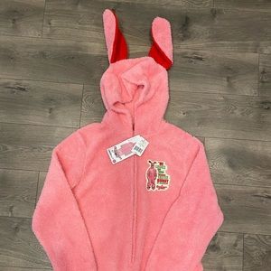 Christmas story bunny outfit